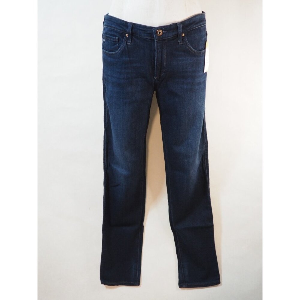 Adriano Goldschmied Dark Wash The Stilt Cigarette Leg Blue Denim Jeans, Size 30